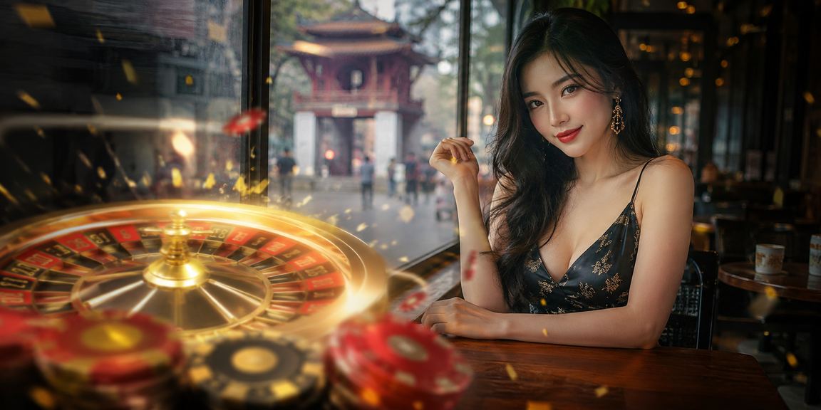 Bàn roulette tại Hà Nội với không khí sôi động và cà phê Việt Nam đặc trưng